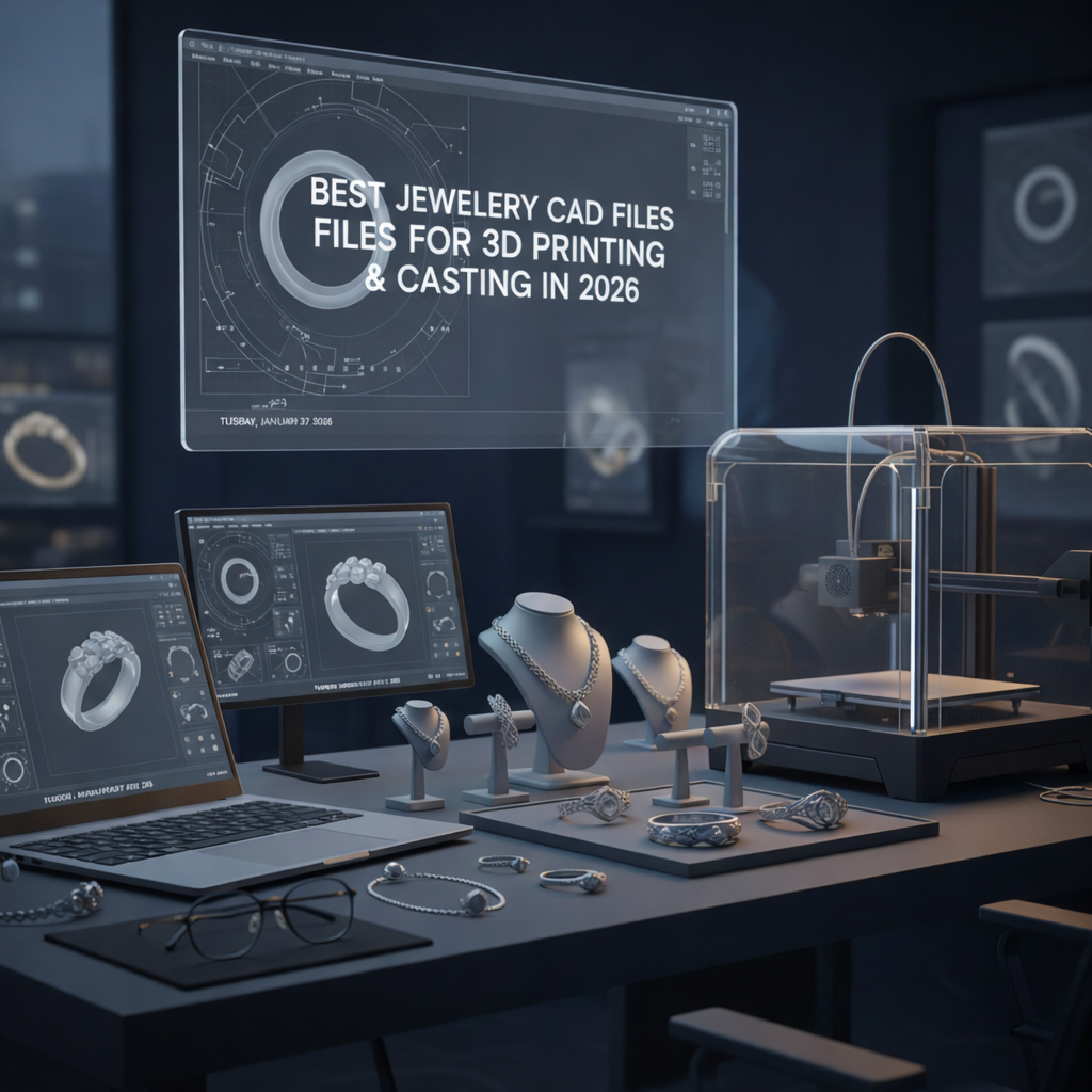 Best Jewelry CAD Files for 3D Printing & Casting in 2026 