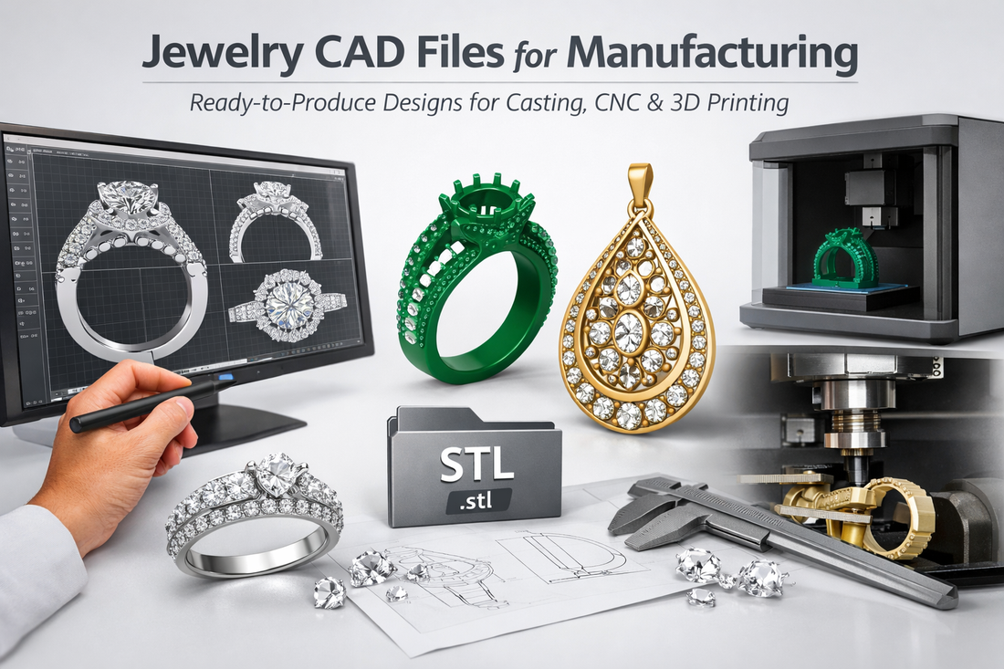 jewelry CAD files for manufacturing