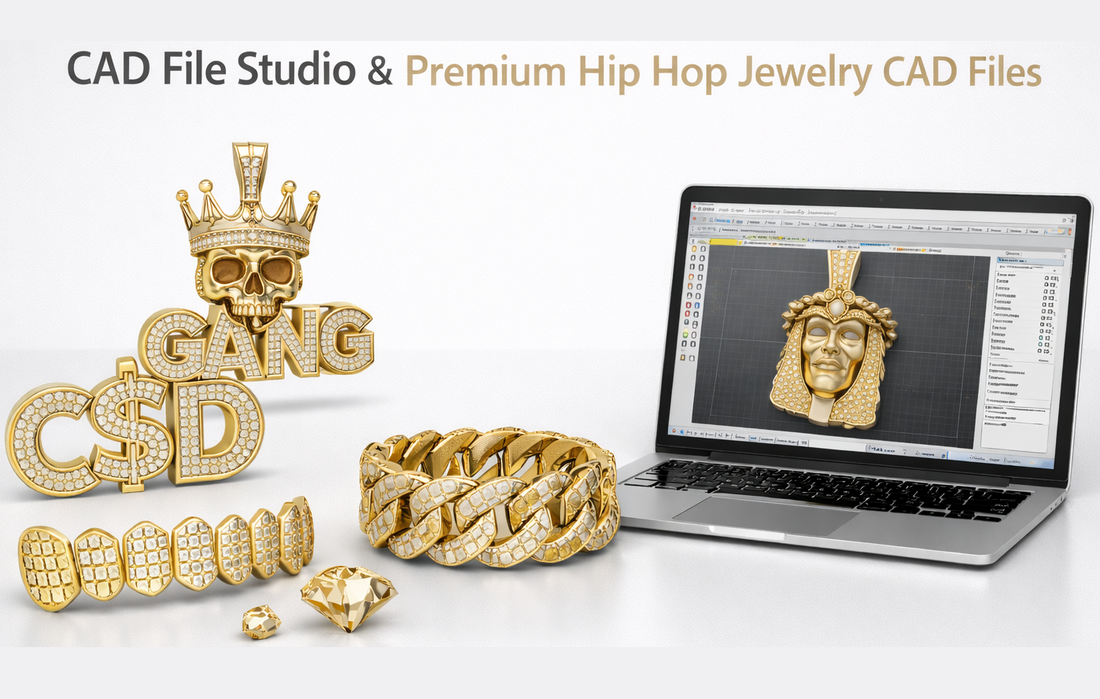 How CAD File Studio Is Powering the Future of Hip Hop Jewelry with Premium 3D CAD Files