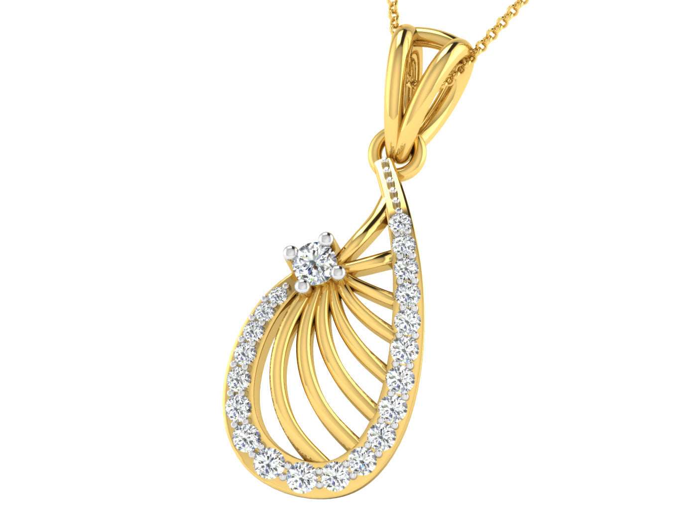 Diamond Pendant 3D CAD Designs Collection