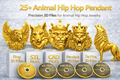 30+ Animal Hip Hop Jewelry 