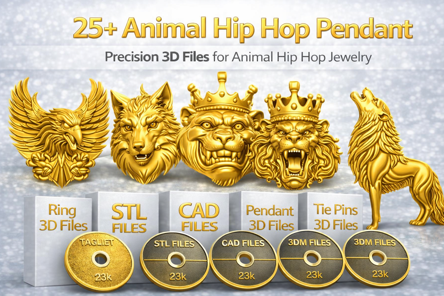 30+ Animal Hip Hop Jewelry 