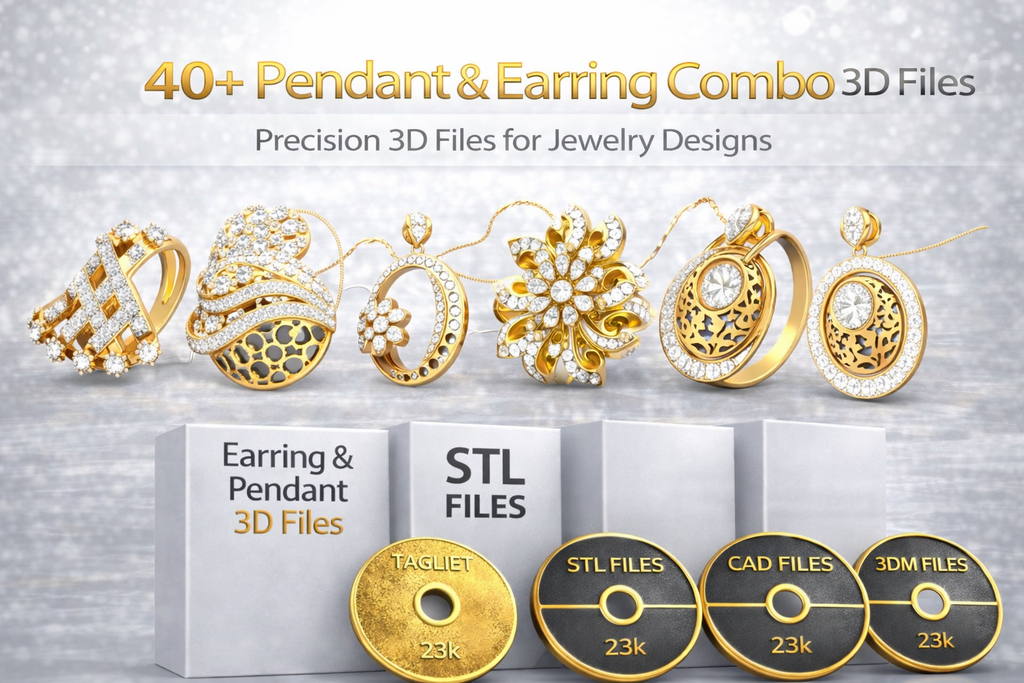40 elegant pendant & earring combo sets