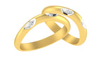 Couple Band Ring | Matching His & Her Wedding Bands | CAD File Studio