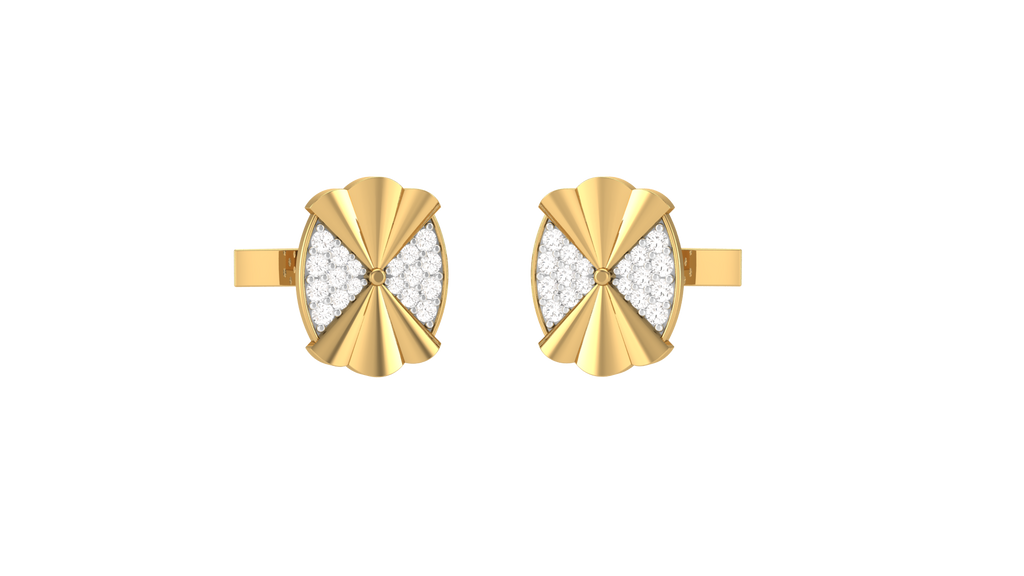 Classic  Cufflinks Jewelry 3D CAD Design File for Manufacturing | CAD File Studio