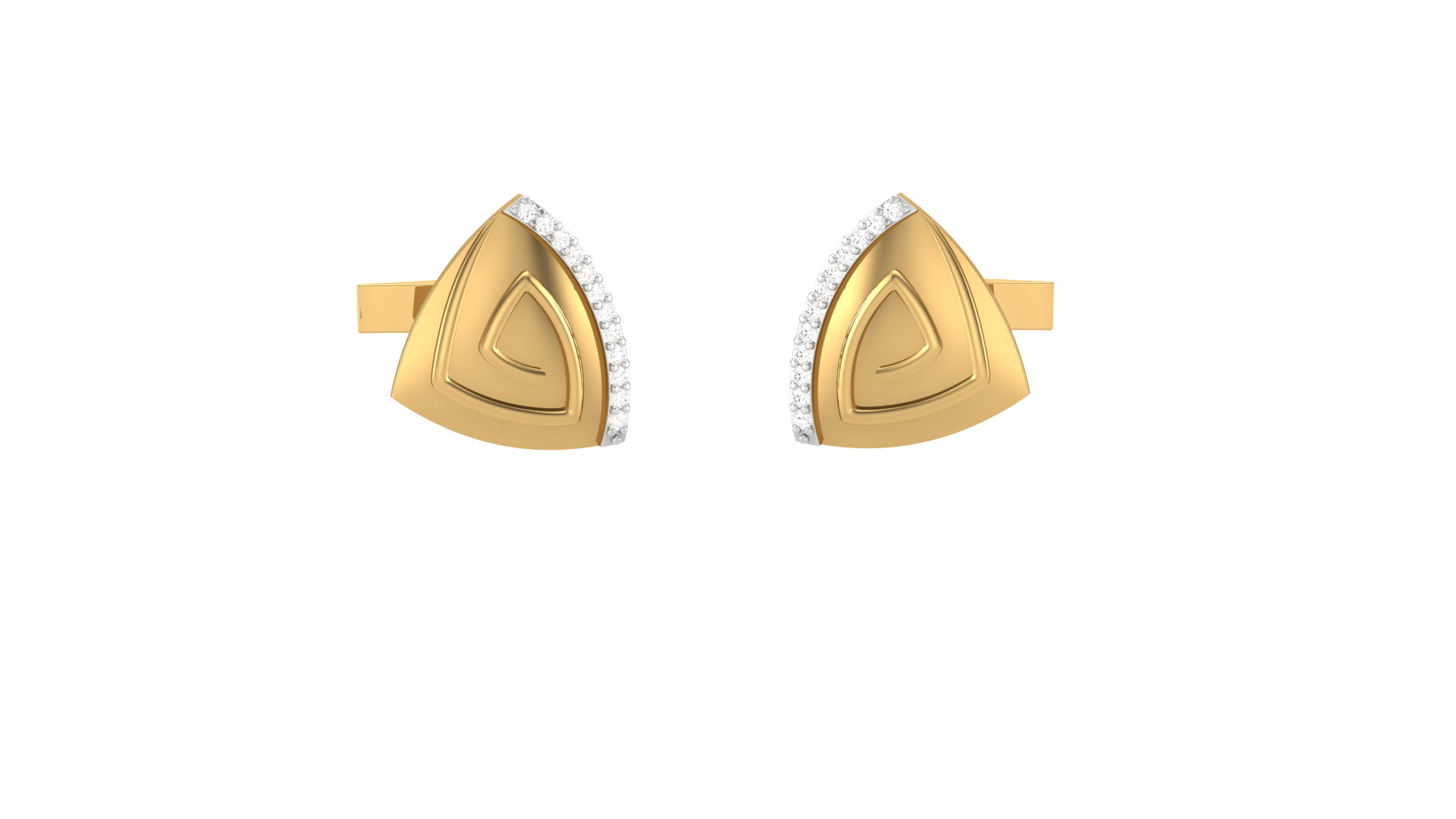 Classic  Cufflinks Jewelry 3D CAD Design File for Manufacturing | CAD File Studio