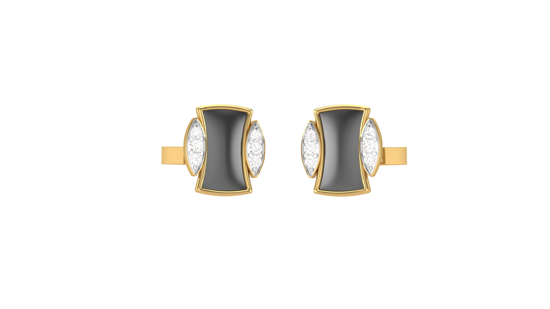 Classic  Cufflinks Jewelry 3D CAD Design File for Manufacturing | CAD File Studio