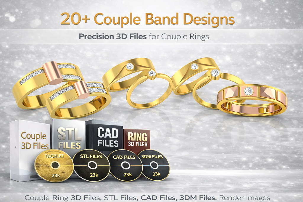 Couple Band Ring 