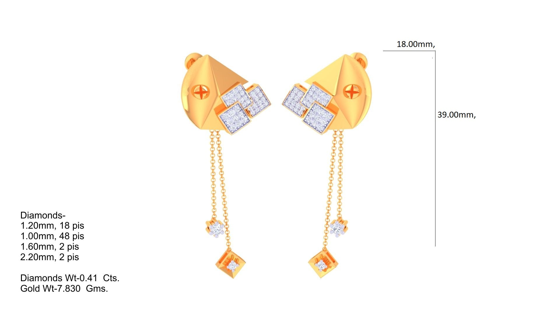 70+ Light weight Earrings Design 3D CAD Files for Jewelry Manufacturing | CAD File Studio