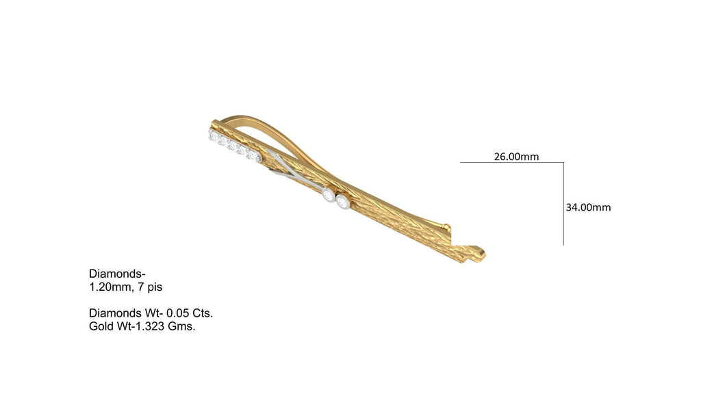 Classic Tie Pin for Men – Elegant Minimalist Tie Bar | CAD File Studio