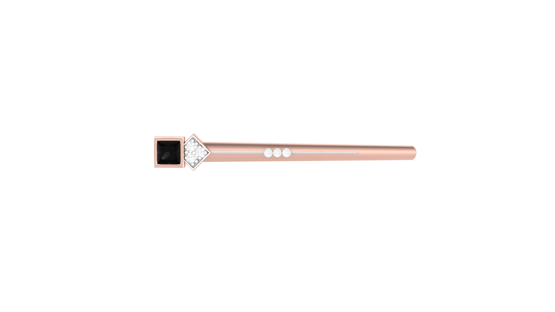 Classic Tie Pin for Men – Elegant Minimalist Tie Bar | CAD File Studio