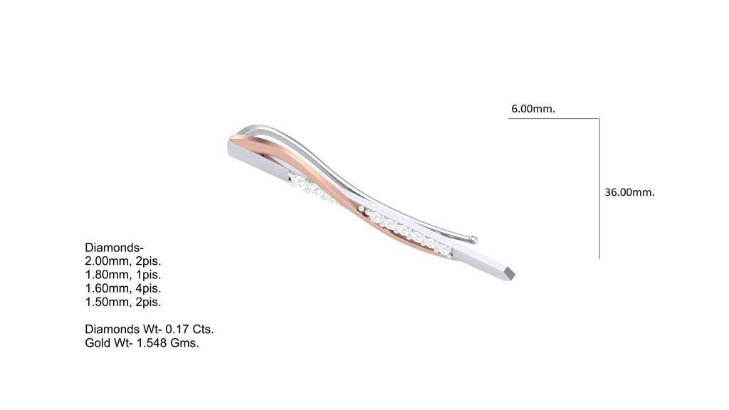 Classic Tie Pin for Men – Elegant Minimalist Tie Bar | CAD File Studio