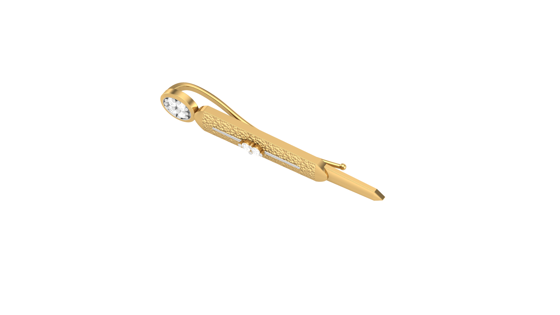 Classic Tie Pin for Men – Elegant Minimalist Tie Bar | CAD File Studio