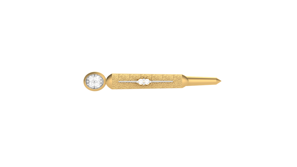 Classic Tie Pin for Men – Elegant Minimalist Tie Bar | CAD File Studio