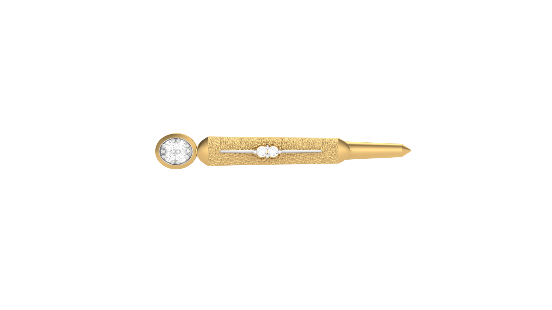 Classic Tie Pin for Men – Elegant Minimalist Tie Bar | CAD File Studio