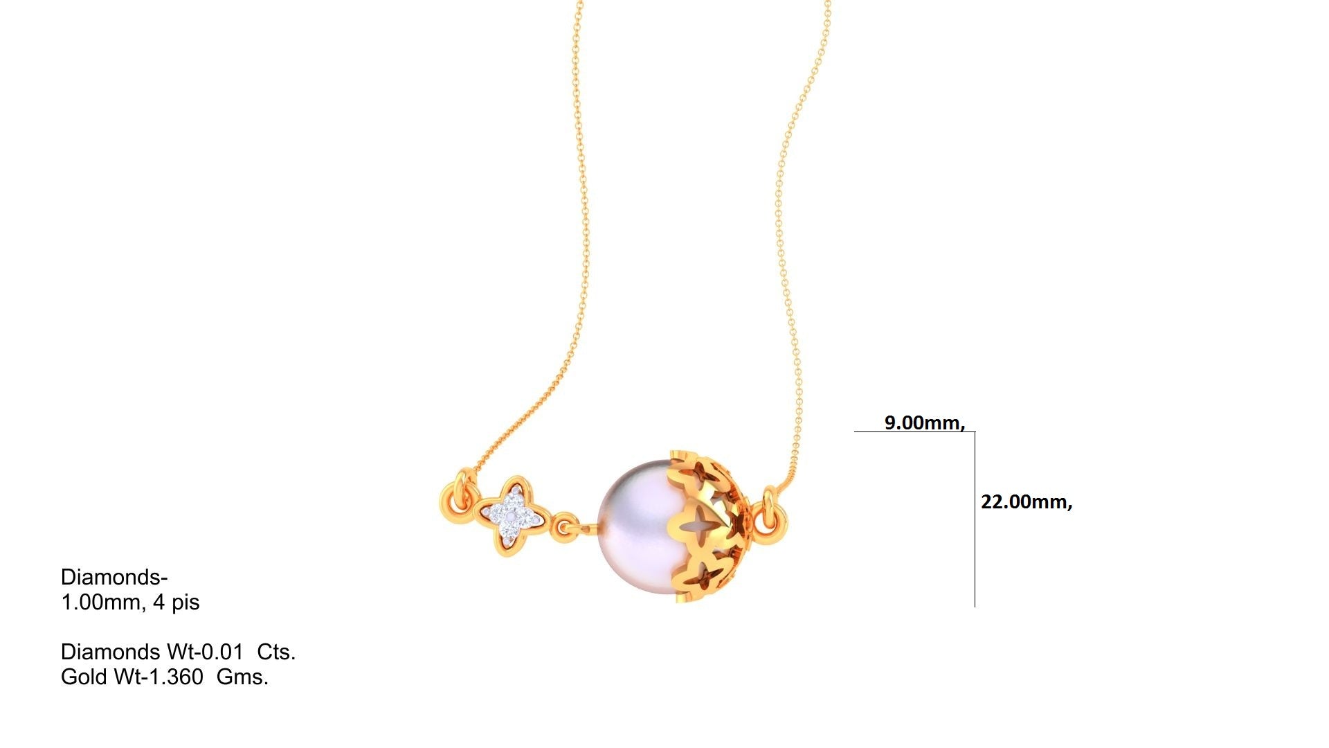Light Weight Pendant Design | Elegant & Comfortable Daily Wear Jewelry | CAD File Studio