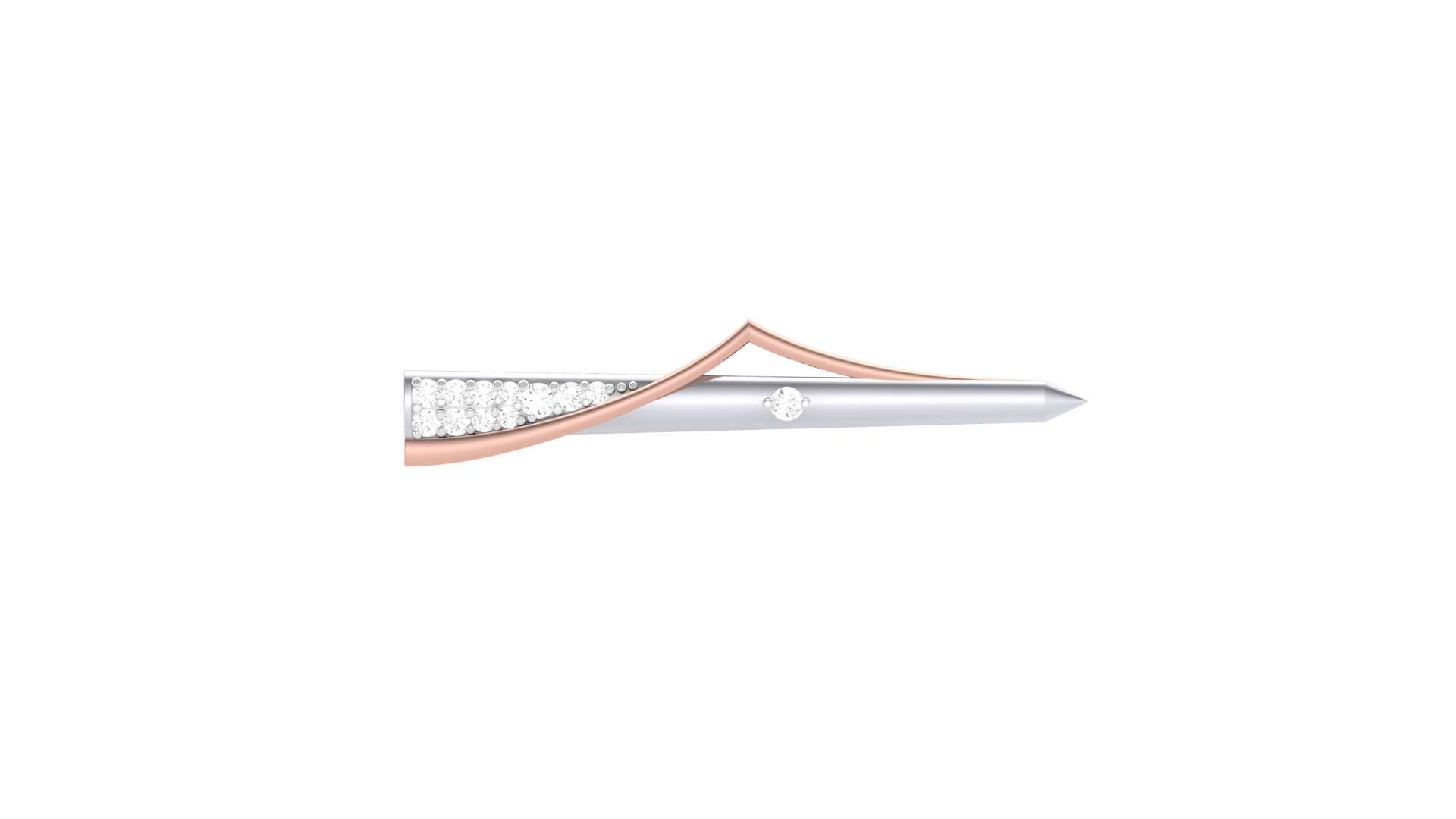 Classic Tie Pin for Men – Elegant Minimalist Tie Bar | CAD File Studio