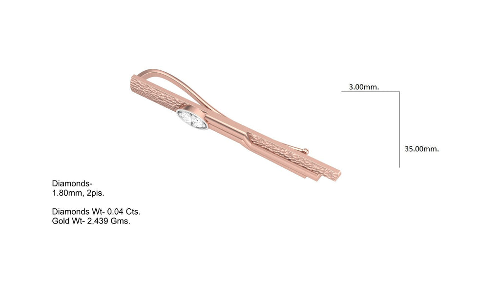 Classic Tie Pin for Men – Elegant Minimalist Tie Bar | CAD File Studio