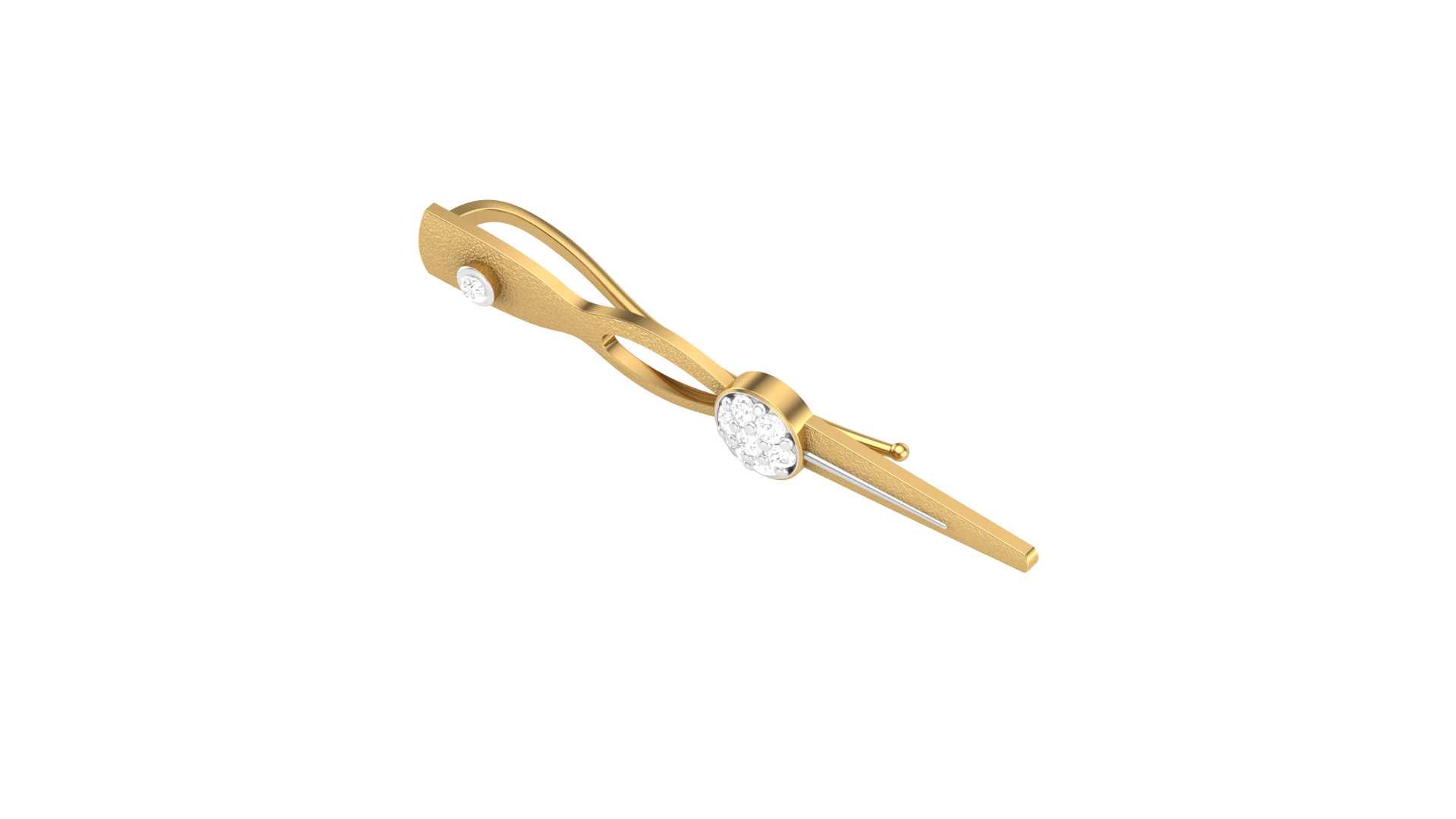 Classic Tie Pin for Men – Elegant Minimalist Tie Bar | CAD File Studio